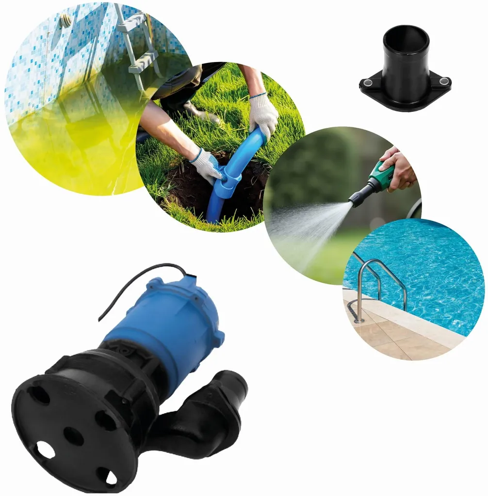 Pompe de Relevage pour Eaux Chargées 2850W avec Grand Débit 30m3/h - 2