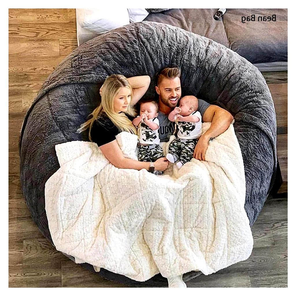 Sitzsackhülle Samt Modern Dehnbar Waschbar Ohne Füllung Reißverschluss Kuscheltier Aufbewahrung Gaming Sitzsack Erwachsene Schlafzimmer Wohnzimm...