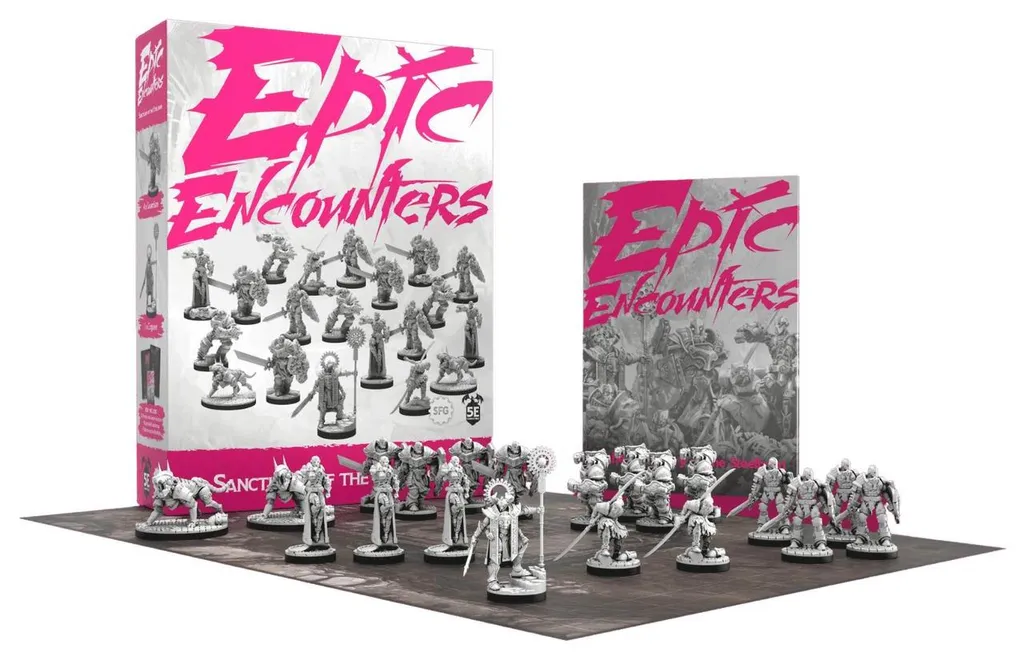 Maquette de sanctuaire en ruine Rencontres Épiques pour figurines