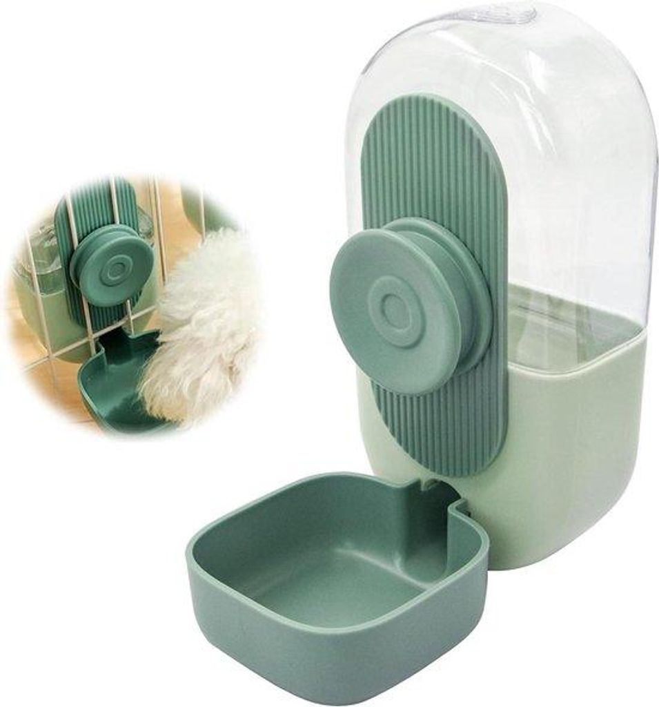 Automatischer Wasserspender für Katzen und Hunde - Hängender Brunnen für Trinken - Automatischer Wasserspender für Hunde und Kätzchen - 0,8 L ...