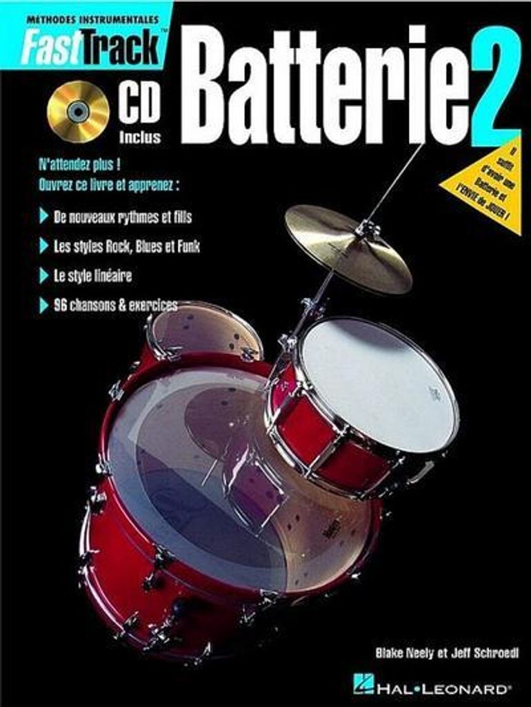 Neely, B: Fasttrack Drum Method - Buch 2 - Französische Ausgabe