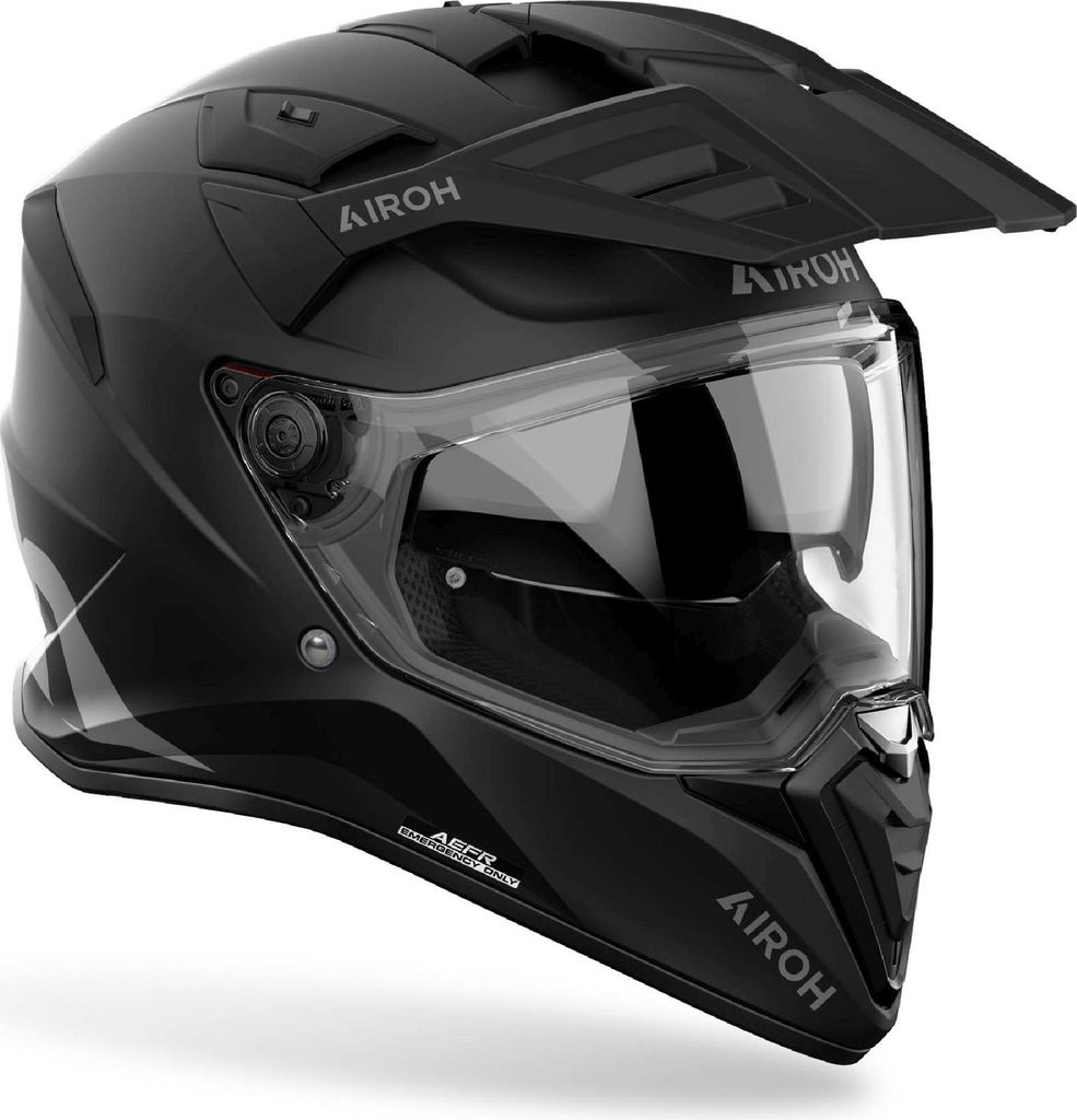 Airoh Bandit Enduro Helm, schwarz matt, S (55/56)