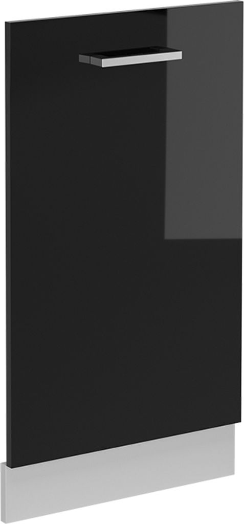 Geschirrspülblende Vicco R-Line Schwarz Hochglanz 45 cm Produktbild 