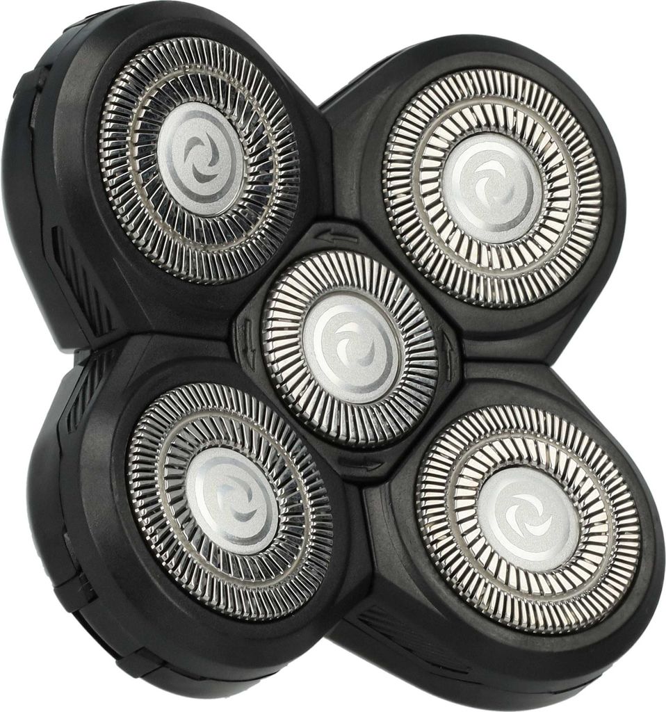 vhbw Ersatz-Scherkopf kompatibel mit Philips S7000-Serie S7310, S7370, S7530, S7720, S7780 Elektrorasierer, Schwarz