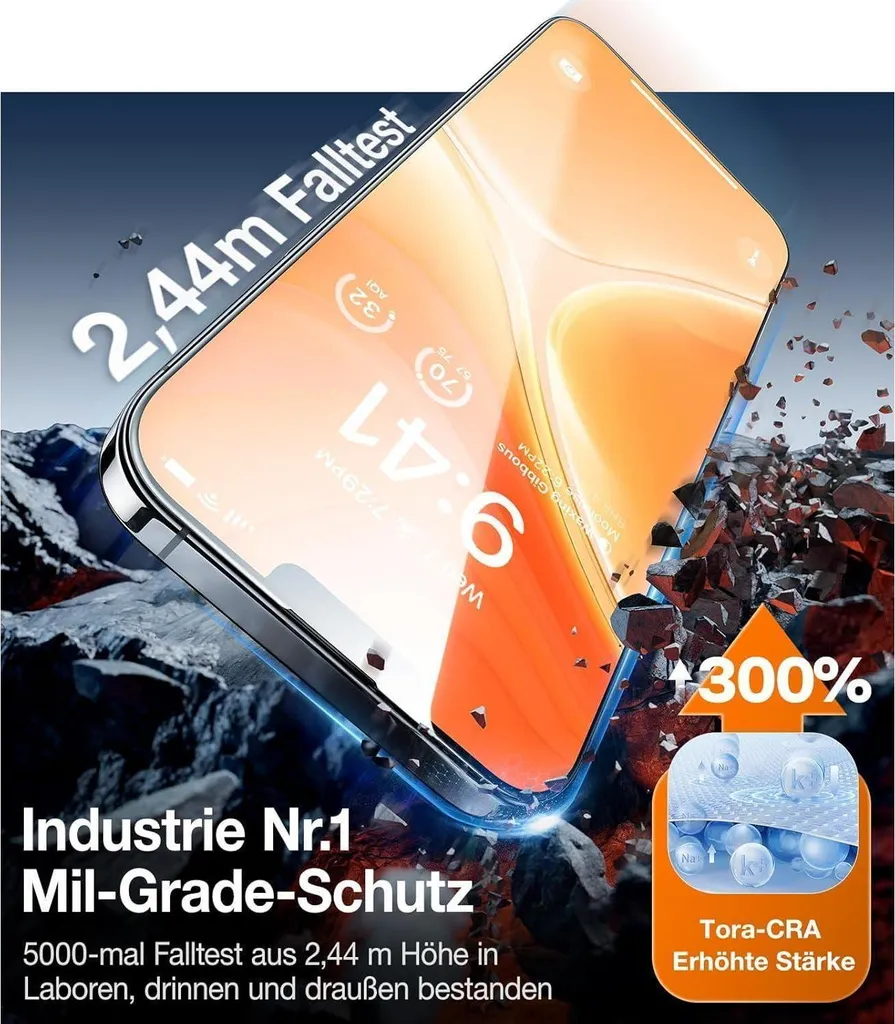 Verre Trempé iPhone 12 9H+ Ultra Résistant et Anti-Empreintes 2 Pièces - 3