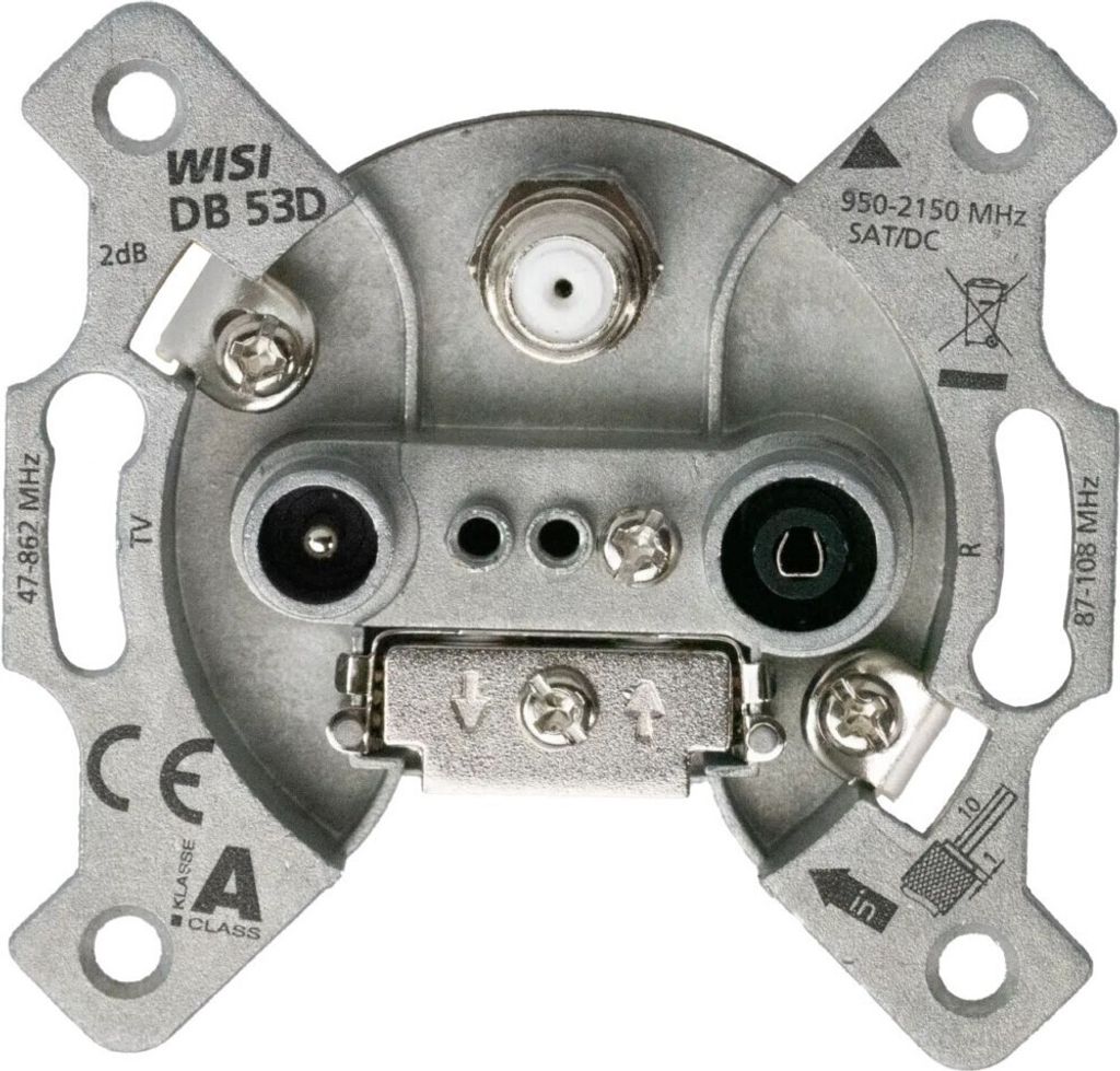 Wisi SAT, presa di derivazione, <2 dB DB 53 D 76823 Immagine del prodotto 