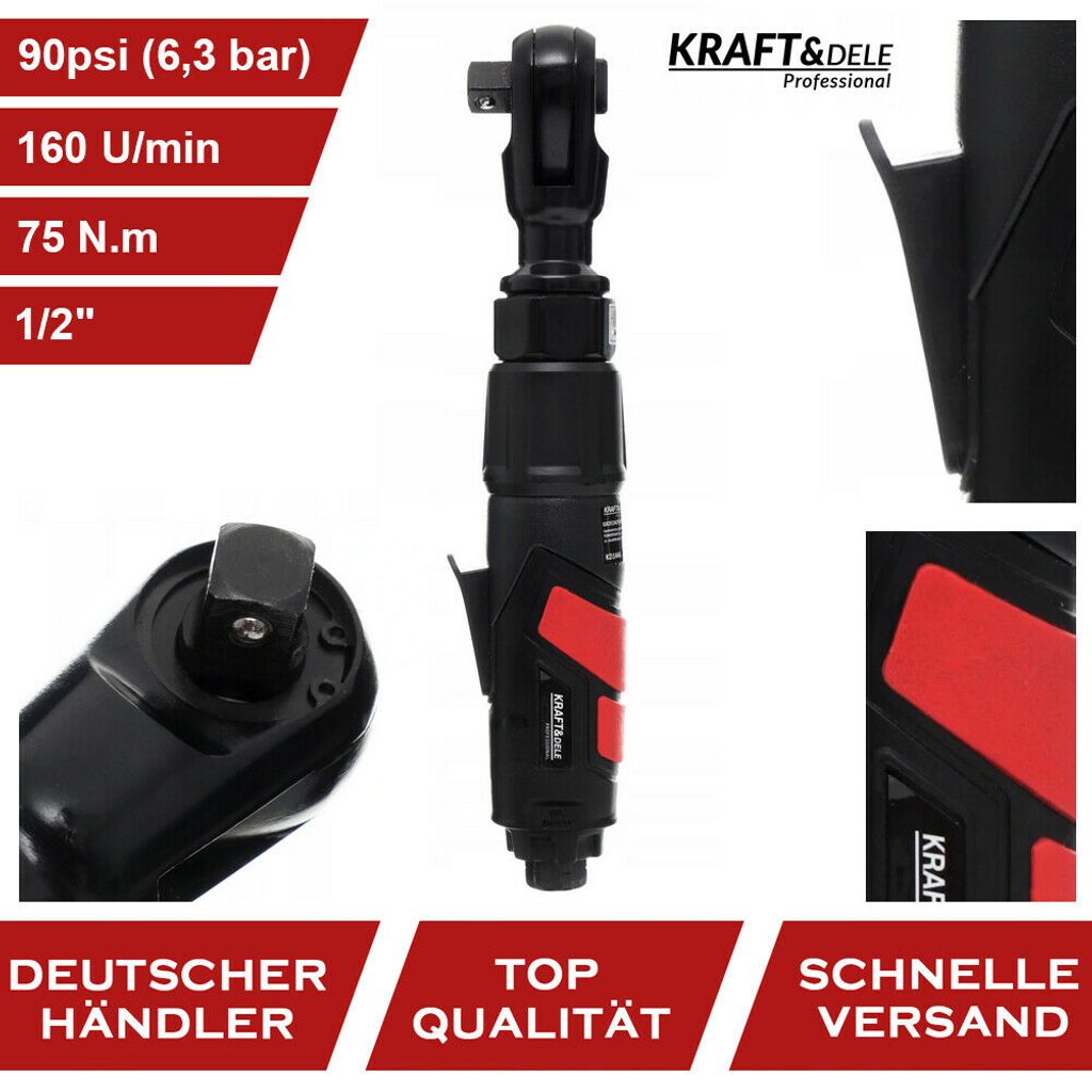 Kraft&Dele KD1446 Druckluft-Ratsche 1/2"