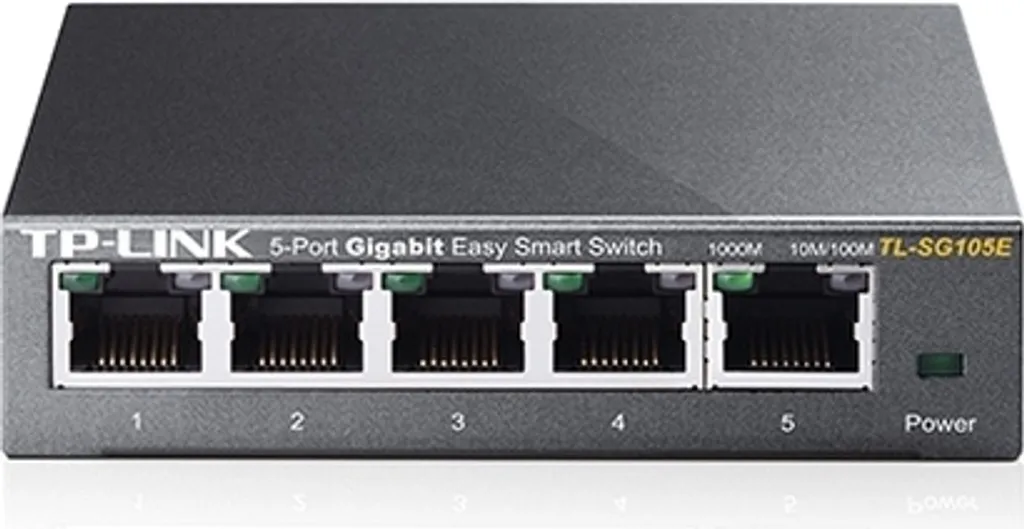 Switch Ethernet Gigabit 5 Ports Manageable TP-Link TL-SG105E pour Bureau