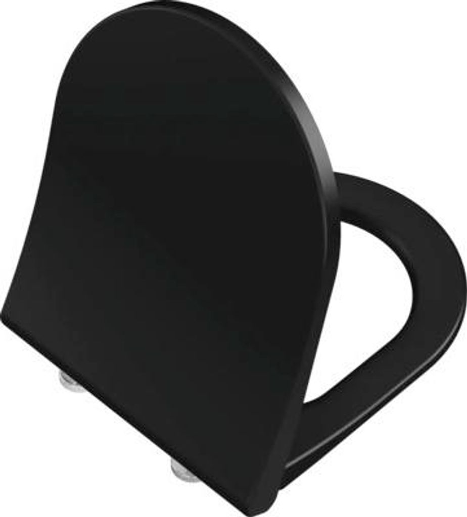 VitrA WC-Sitz Mia schwarz Absenkautomatik 131-483R409