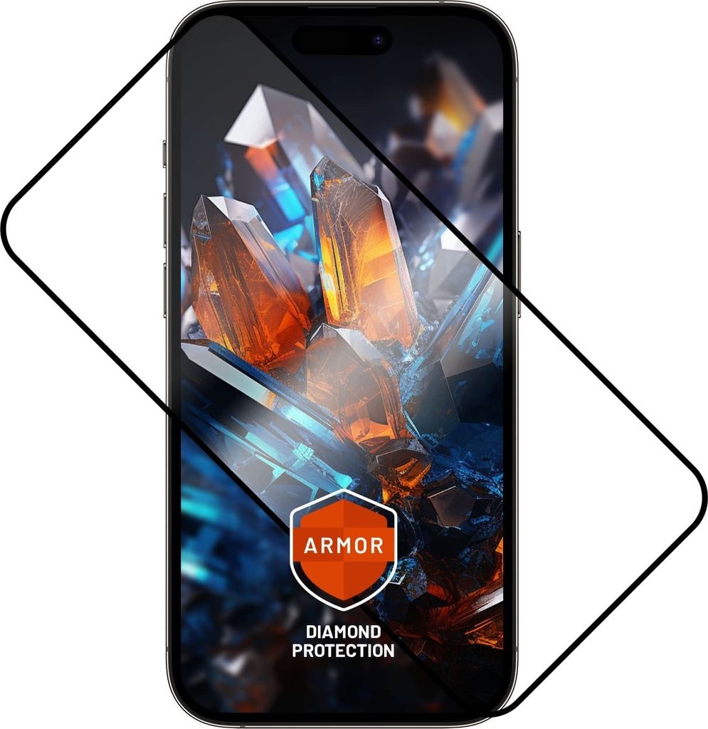 FIXED Fixed Armor | Full Cover with Anti-dust Applicator and AR Layer | Apple | iPhone 16 Pro Max | Ultra Durable Tempered Glass | Black | Screen P...