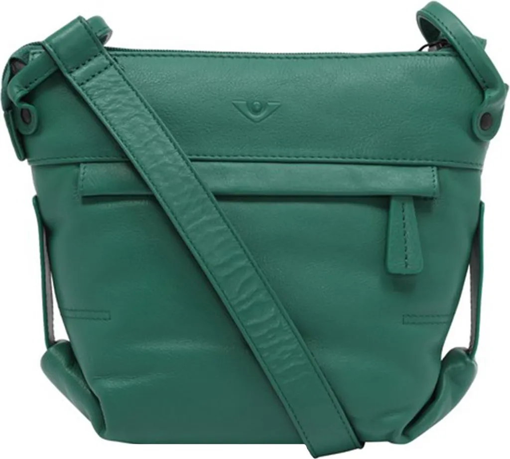 Voi 4season Sac à bandoulière en cuir 22 cm - Besace élégante noir