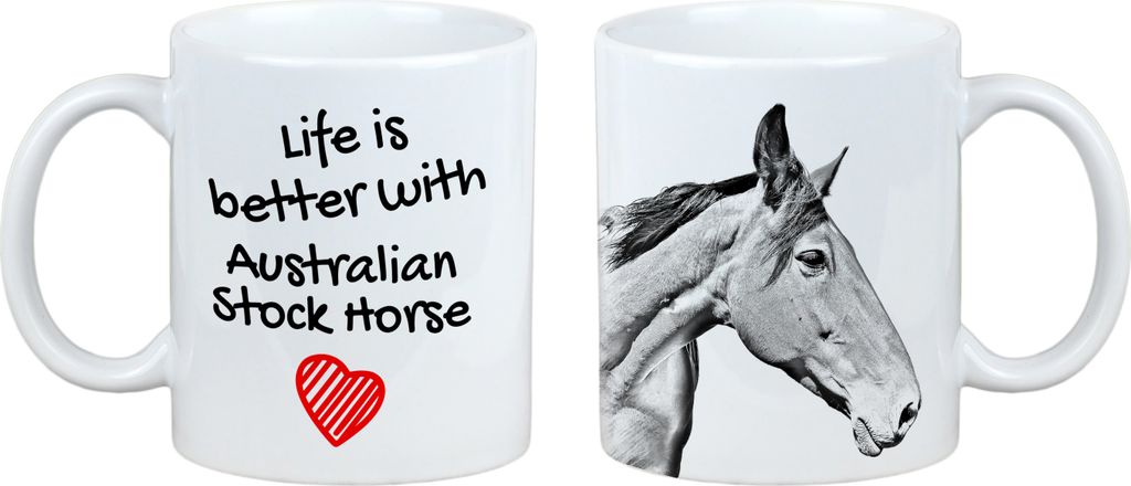 Australisches Zuchtpferd - Tasse mit Pferd, Tasse mit Bild, personalisiertes Geschenk der Marke Art-Dog