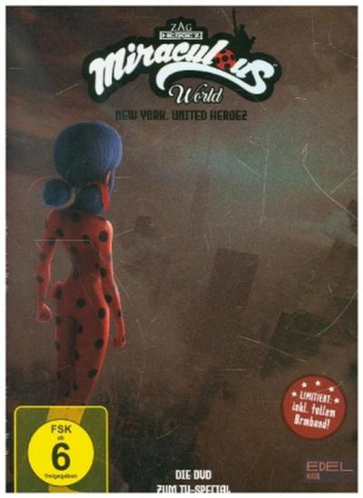 Miraculous World - New York, United Heroez (limitierte Edition mit Armband) - Die DVD zum TV-Special
