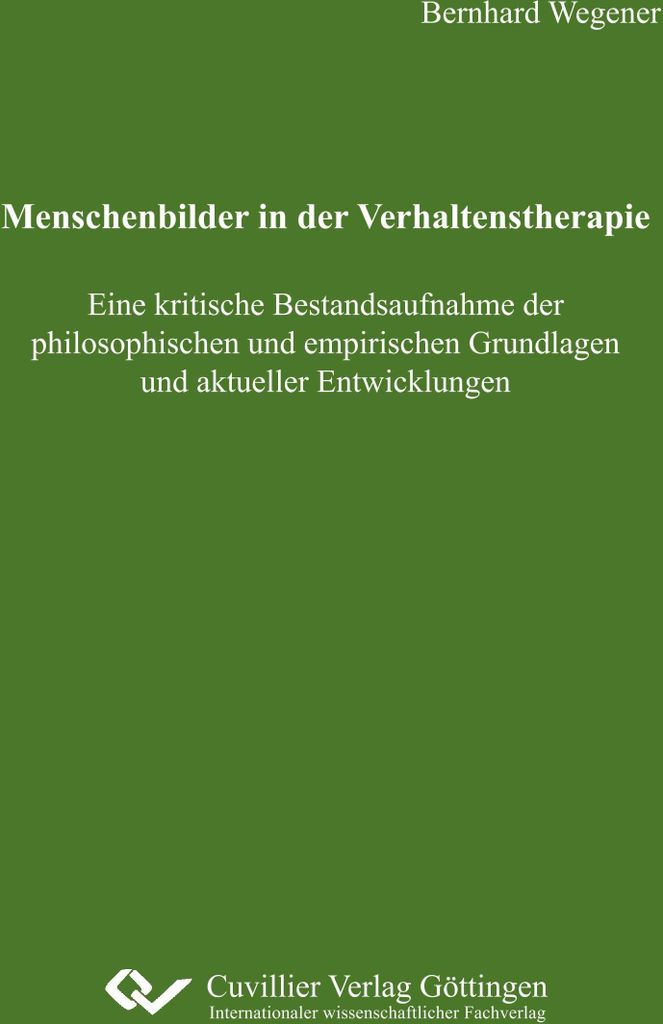 Menschenbilder in der Verhaltenstherapie