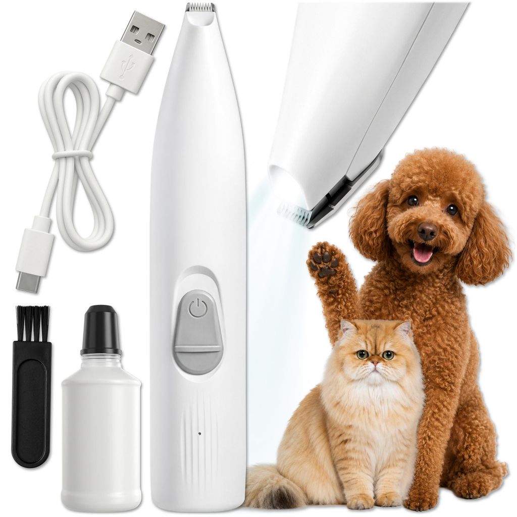 KRUMAD, recortador de pelo para mascotas, tijera eléctrica Imagen del producto 