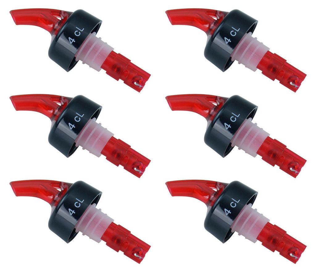 6 pezzi. Versatore per liquori da 4 cl per bottiglie - Immagine del prodotto 