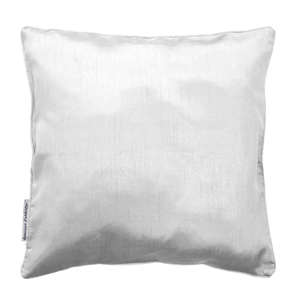 Federa 40x40 cm SHANA Bianca Liscia | Copricuscino Arredo Elegante