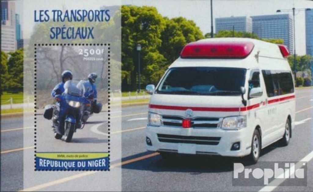 Briefmarken Niger 2016 Mi Block 543 (kompl. Ausg.) postfrisch Sondertransport
