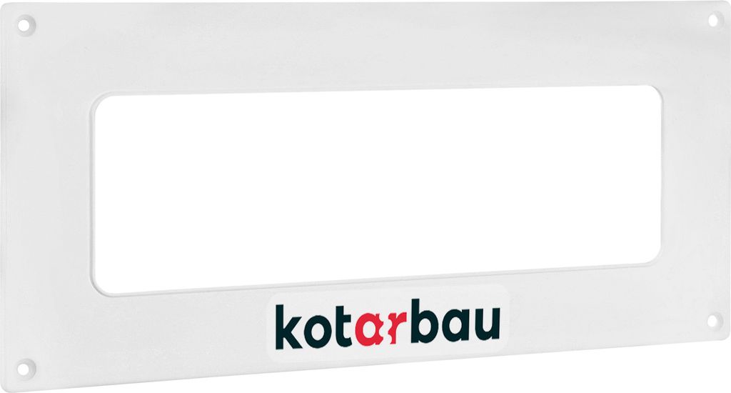 KOTARBAU® Wandflansch 204 x 60 mm Wandplatte Produktbild 