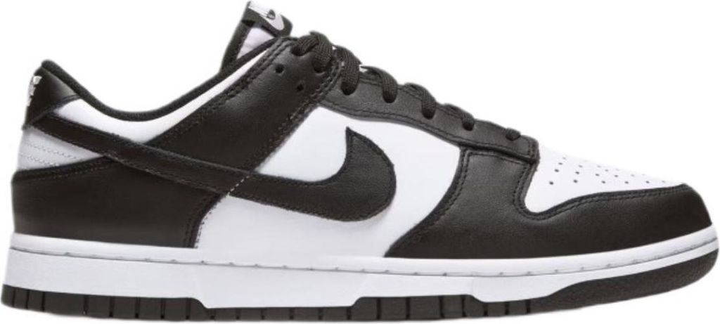 NIKE damskie buty sneakers NIKE Dunk Low White/White/Black 37.5