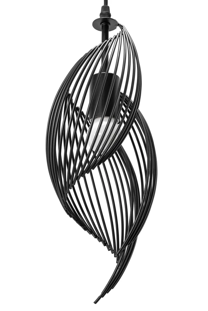 Suspension Toolight APP977-1CP Black : Éclairage Chic et Anti-Éblouissement - 6
