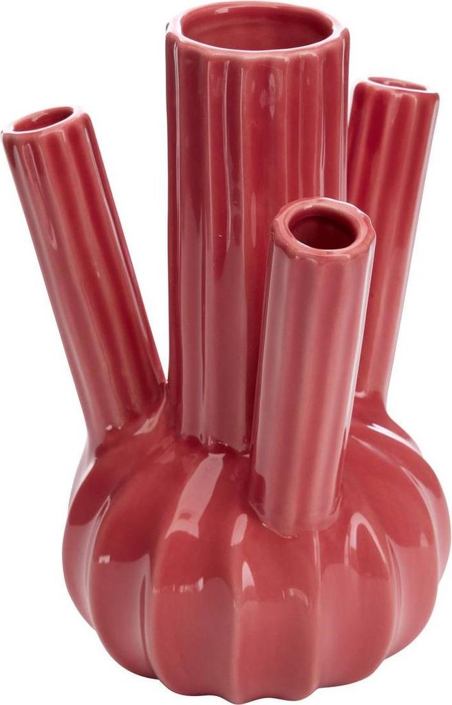 Vase rosenblüte h20cm dunkelrosa - Atmosphera créateur d'intérieur