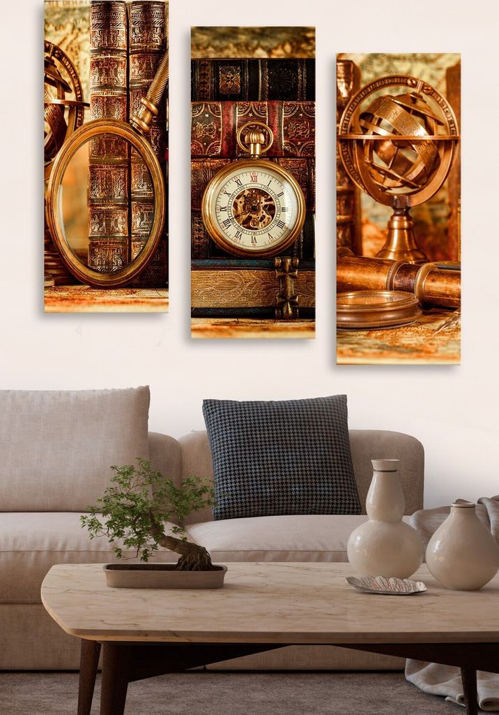 Wallity, MDF0029- MRV5129, Bunt, Leinwandbilder, 70 x 50 cm, 100% MDF (Dicke: 3 mm)