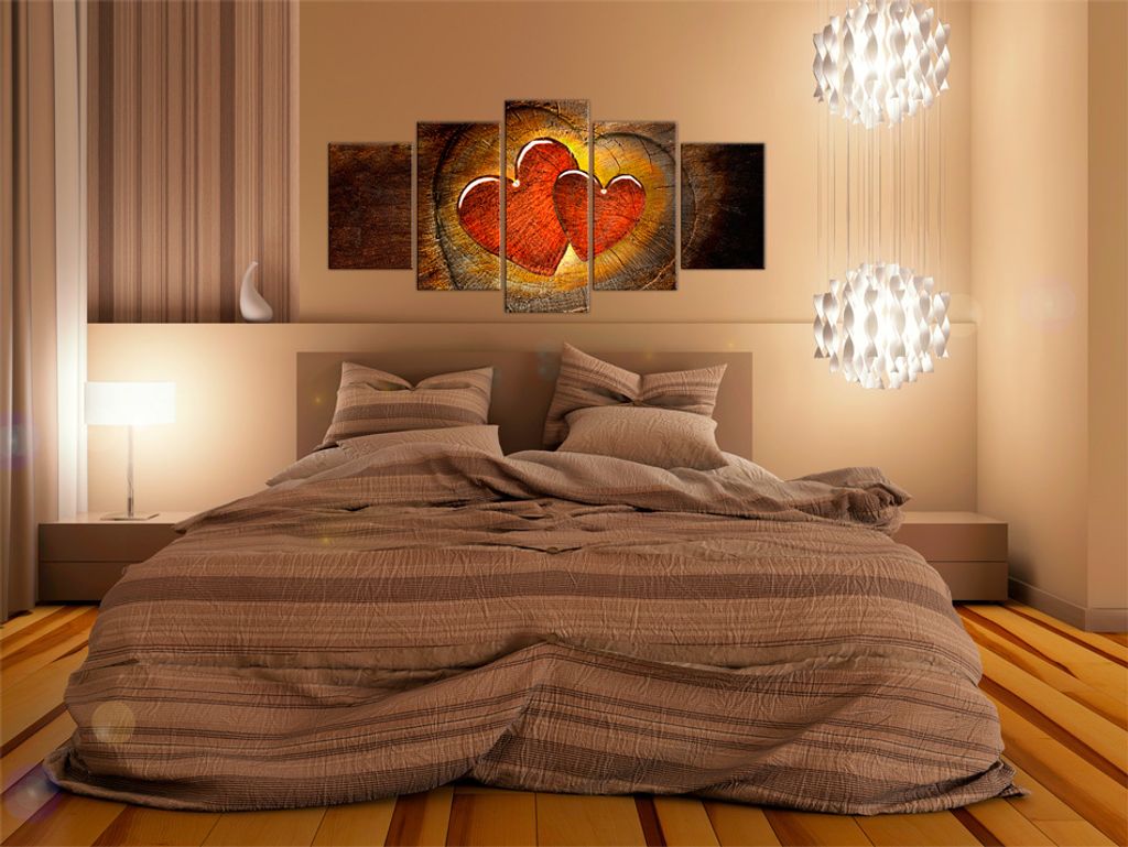 Akustikbild Abstrakt 200x100 cm Bilder Akustikschaum Hochleistungsschallabsorber Schallschutz Leinwand 5 tlg Wandbild Raumakustik Schalldämmung 03...