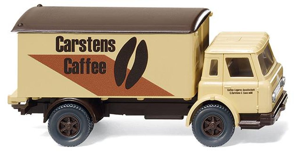 Wiking Koffer-LKW International Harvester Carstens Caff