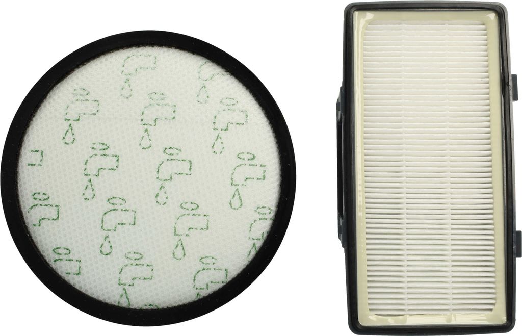 vhbw 1x Vormotor-Filter, 1x Abluft / EPA-Filter kompatibel mit Rowenta X-Trem Power Cyclonic RO6950EA, RO6962EA, RO6951EA, RO6954EA Staubsauger