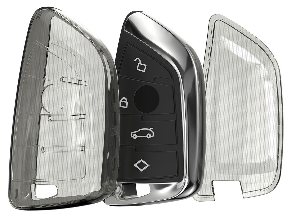 kwmobile Schlüsselhülle für BMW 3-Tasten Smart Key Produktbild 