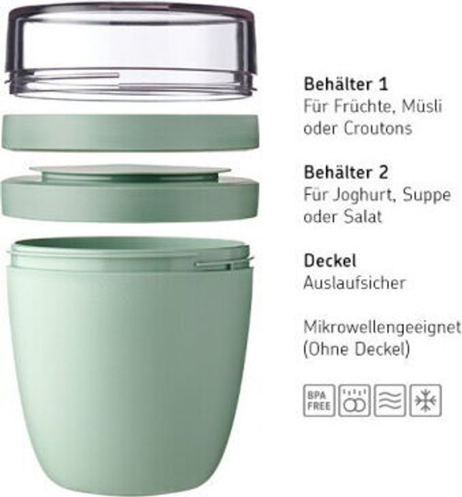Lunchpot Ellipse - Nordic black Produktbild 3