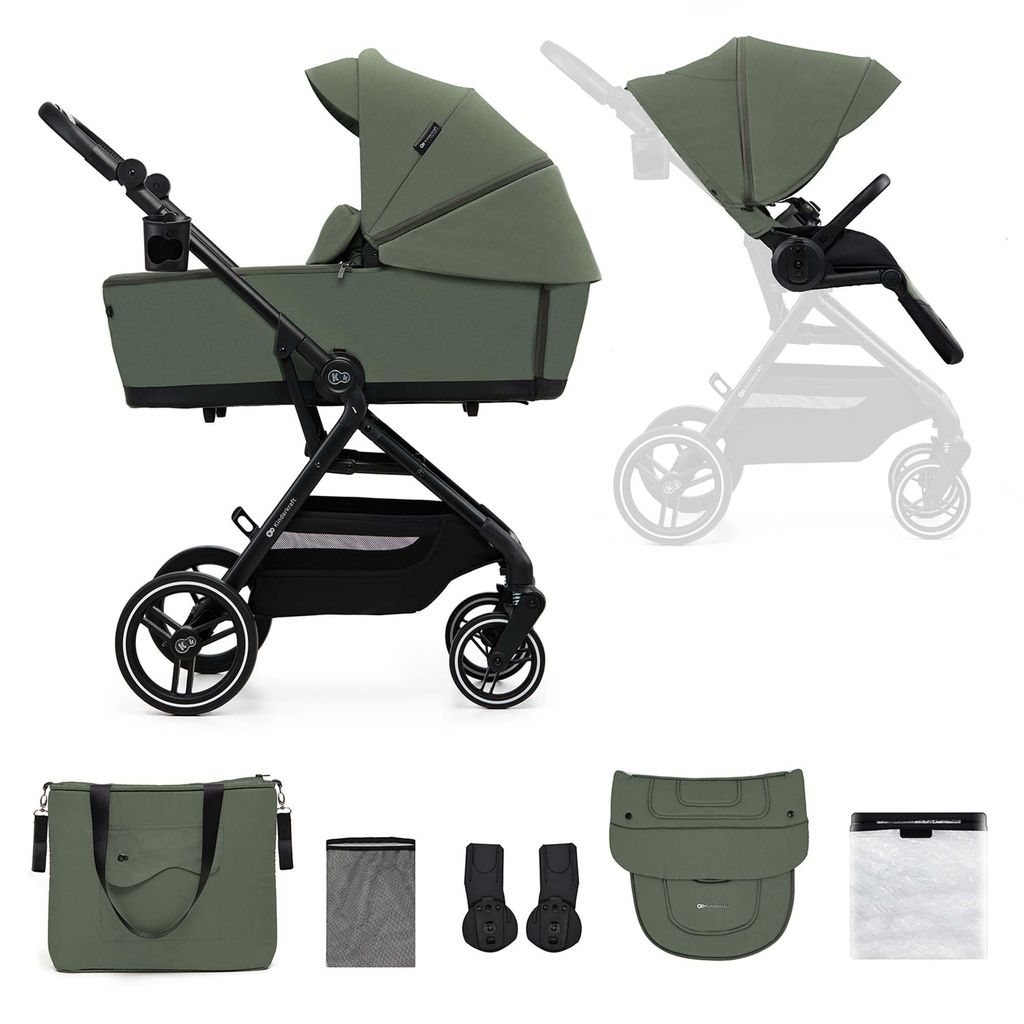 Kinderkraft YOXI 2-in-1 Kinderwagen bis 27 kg - Babywanne & Produktbild 