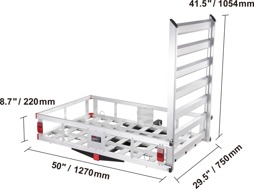 VEVOR 1270 x 750 x 220 mm Nosič batožiny s ťažným Obrázok produktu 8