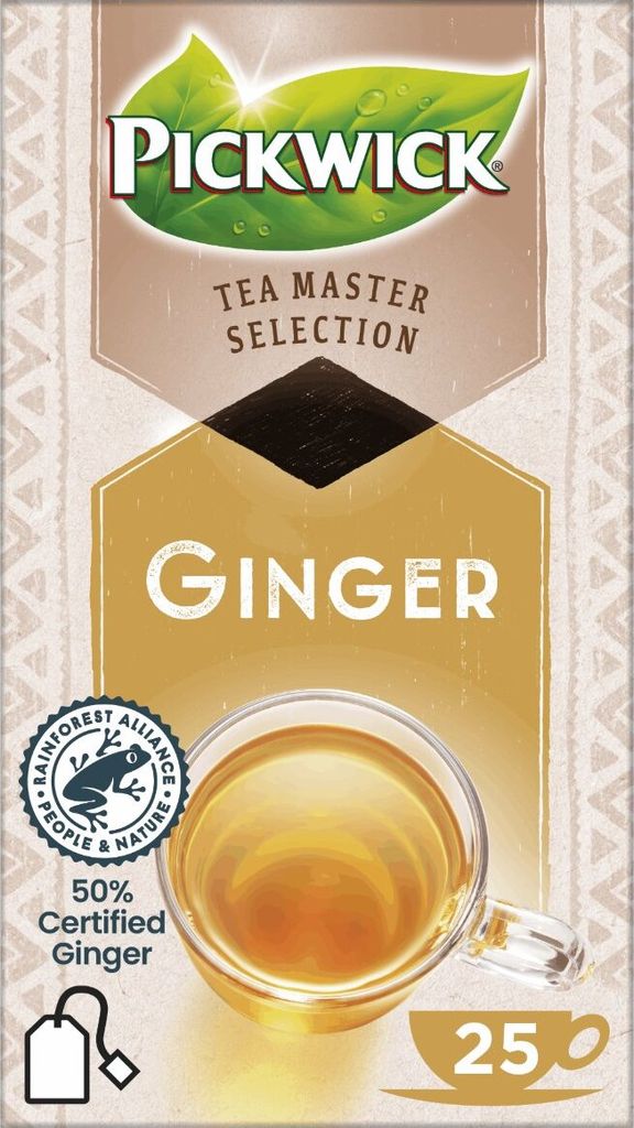 Pickwick Tea master selection Ingwer 25 x 1,75 Gramm Produktbild 