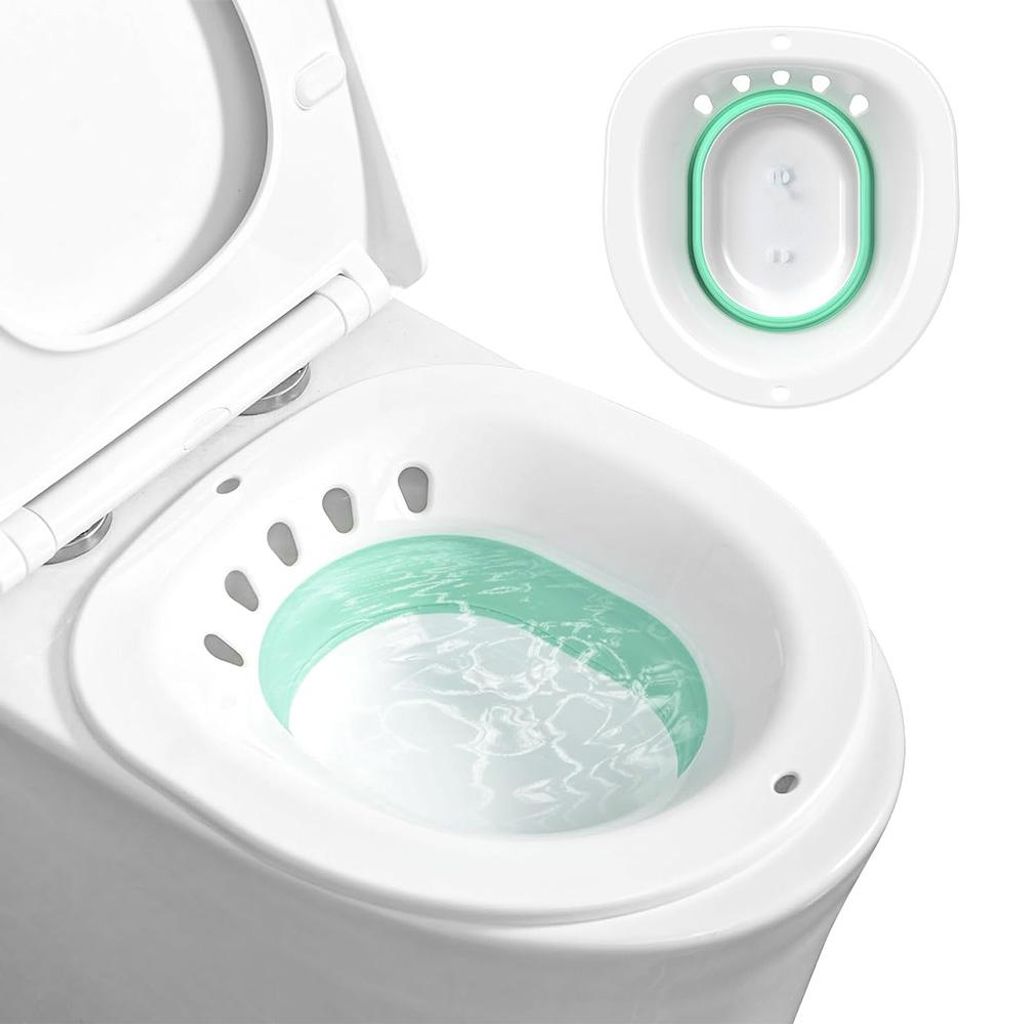 Bidet-inzetstuk, inklapbaar zitbad voor het toilet, Productafbeelding 