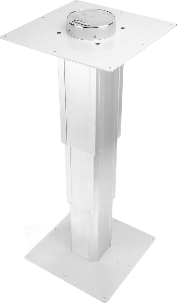 pied de table RV de 310 à 720 mm, manivelle, alliage Image du produit 