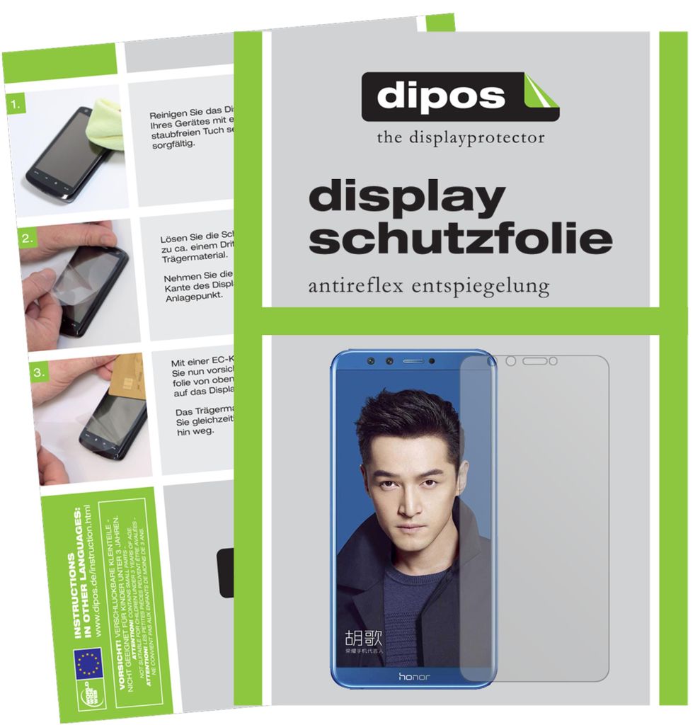 2x Schutzfolie für Huawei Honor 9 Lite matt Displayschutzfolie Display Schutz