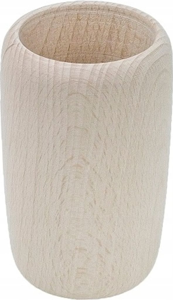 Holzbecher für Kinder kleine Köchin Stifthalter Organizer Produktbild 
