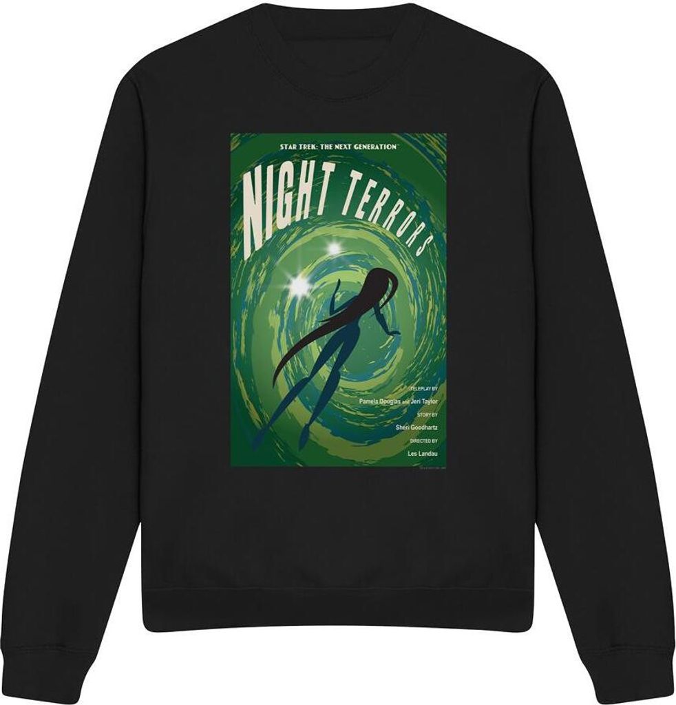 Star Trek - "The Next Generation Season 4 Episode 17" Sweatshirt für Herren/Damen Uni TV11851 (XL) (Schwarz)