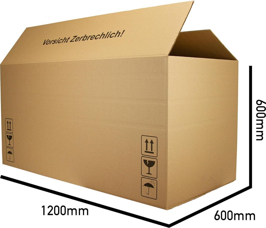 DHL Karton 1200 x 600 x 600 mm Faltkarton 120 x 60 x 60 cm Produktbild 