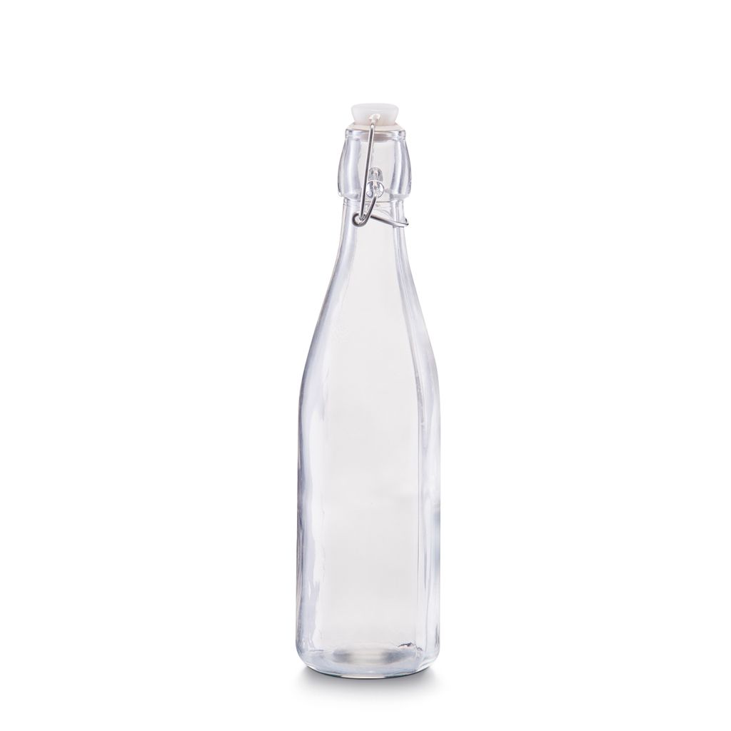 Zeller Glasflasche m. Bügelverschluss, 500ml Ø7x27,5