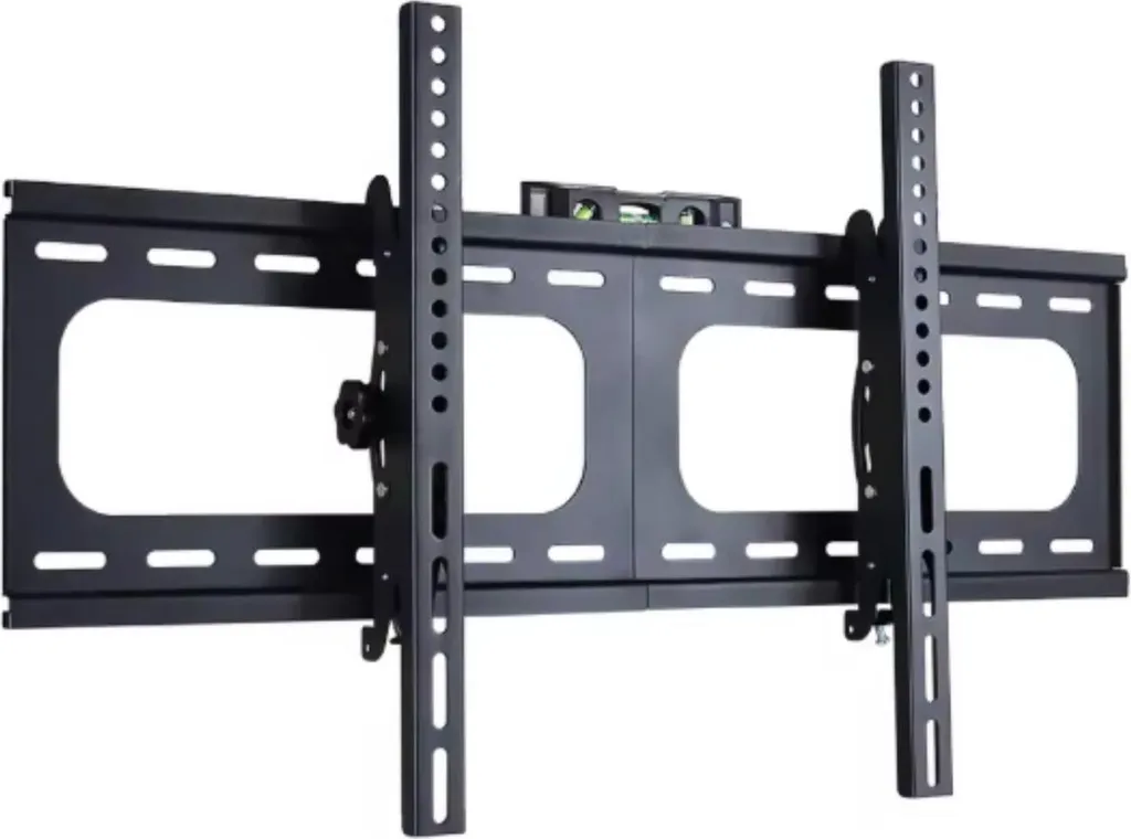 Support TV Inclinable Ultra Slim Noir - Design Peu Encombrant 26-75"