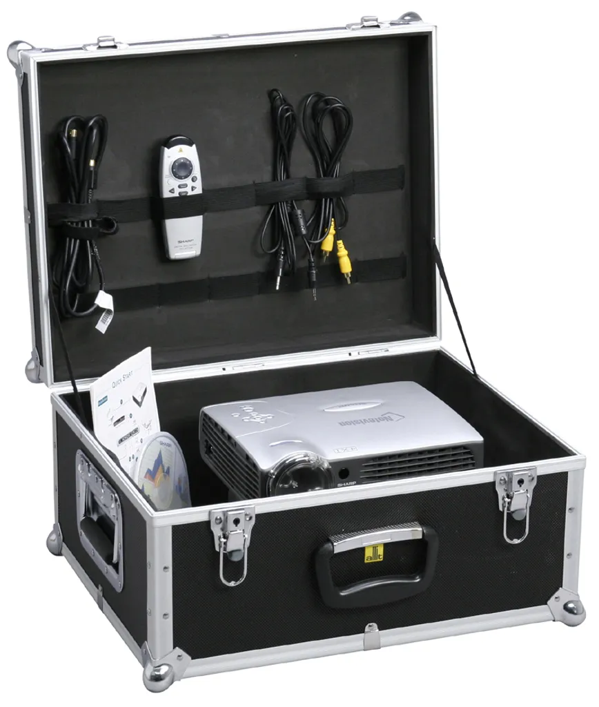 Mallette à outils AluPlus ToolBox 18 Allit, coffret de rangement noir