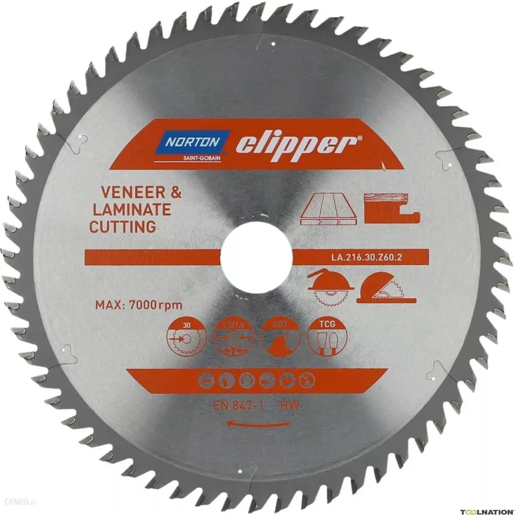 Sega Circolare Lama Norton Clipper 160mm | Per Finiture di Lusso