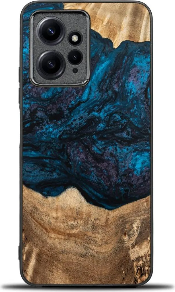 Cover Legno e Resina Xiaomi Redmi Note 12 4G Bewood Neptune - Pezzo Unico
