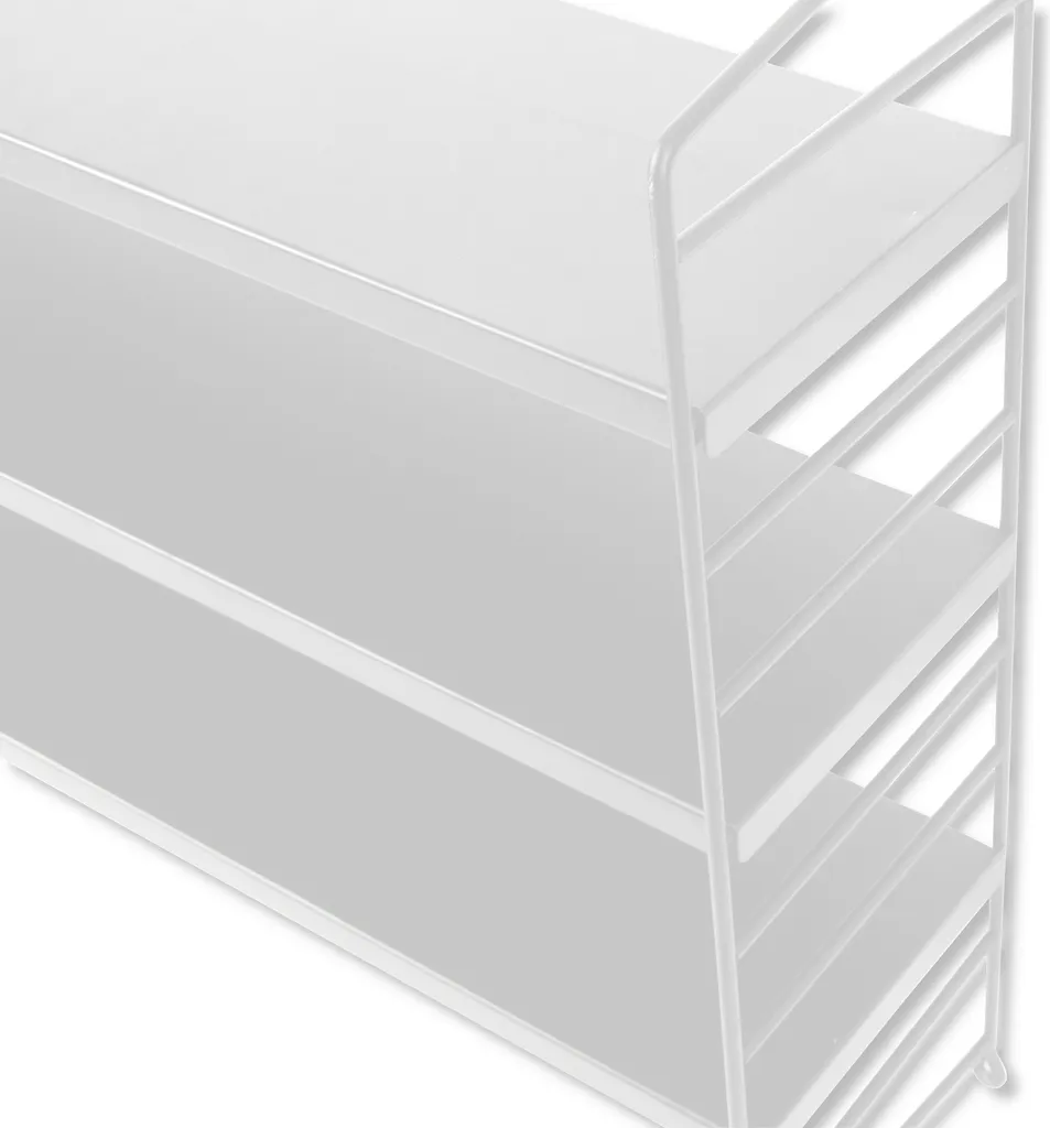 Étagère murale de rangement blanche Strängnäs idéale pour petits espaces - 9