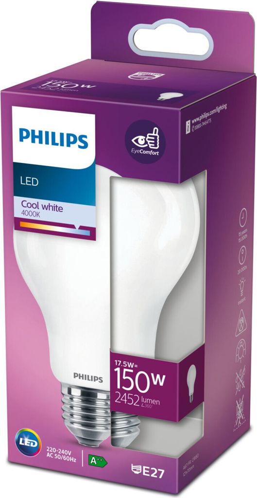 Philips 8718699764593 LED žárovka 17,5 W E27 D Obrázek produktu