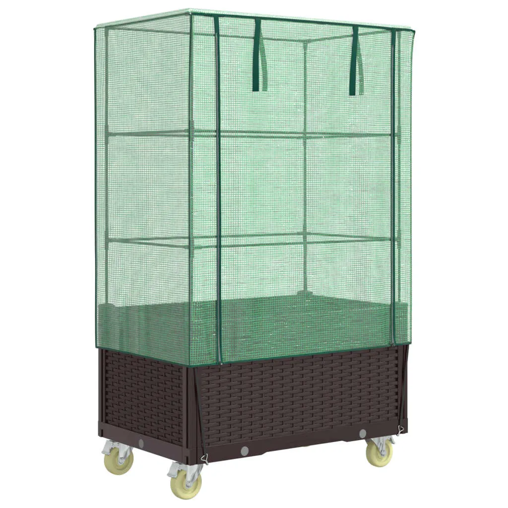 Lit de jardin surélevé mobile : fini le mal de dos en jardinant, 182cm