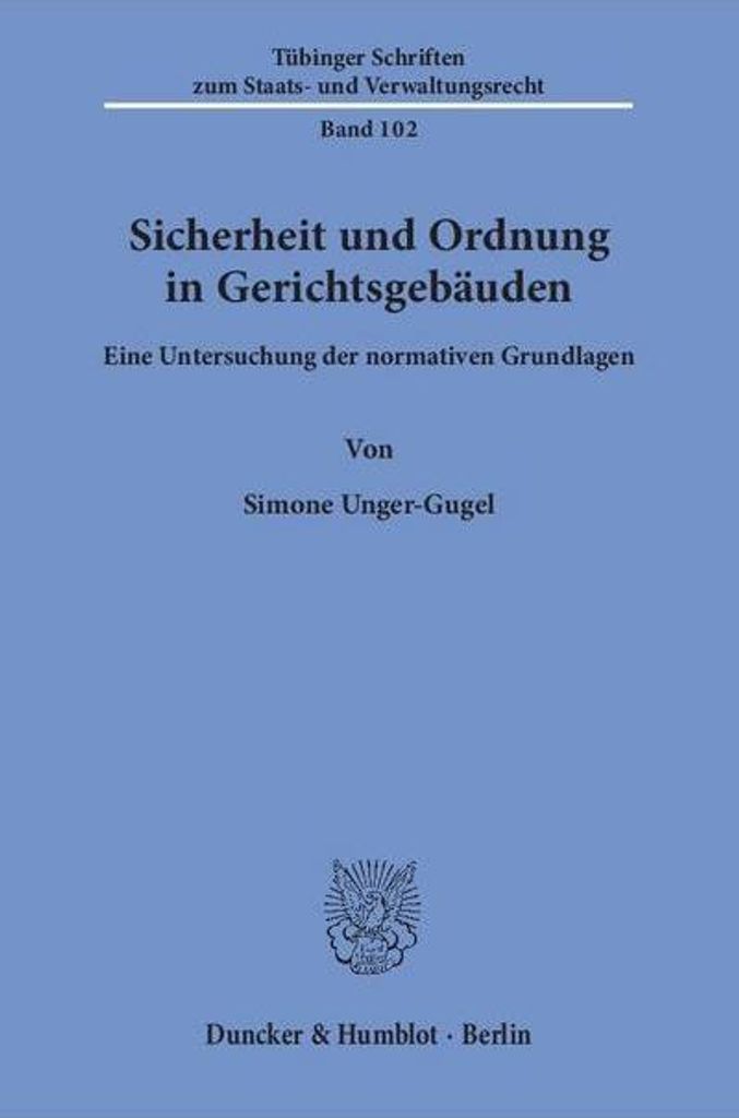 Sicherheit und Ordnung in Gerichtsgebäuden